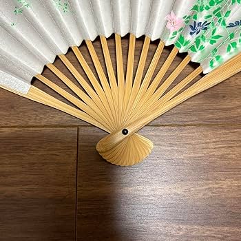 Amazon.co.jp: 6 京都 に志田 扇子 宮脇賣扇庵 鉄線水仙